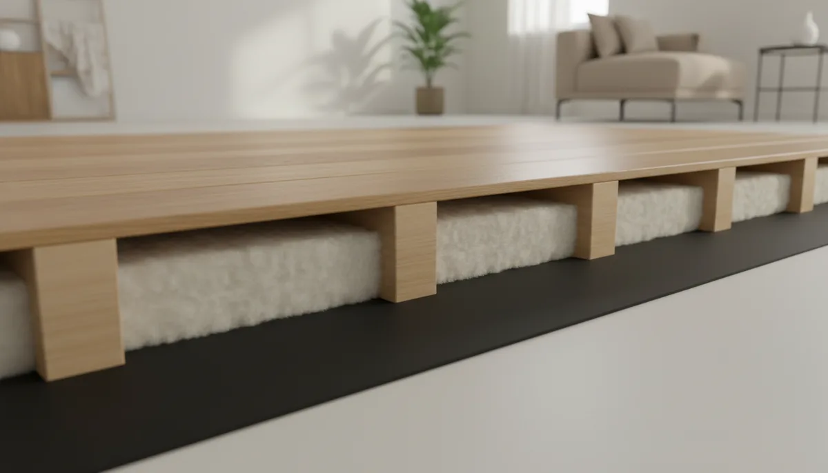 Isolation phonique des planchers bois : réduire le bruit entre deux étages